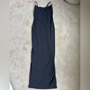 SKIMS stretchy Black Maxi Dress size M